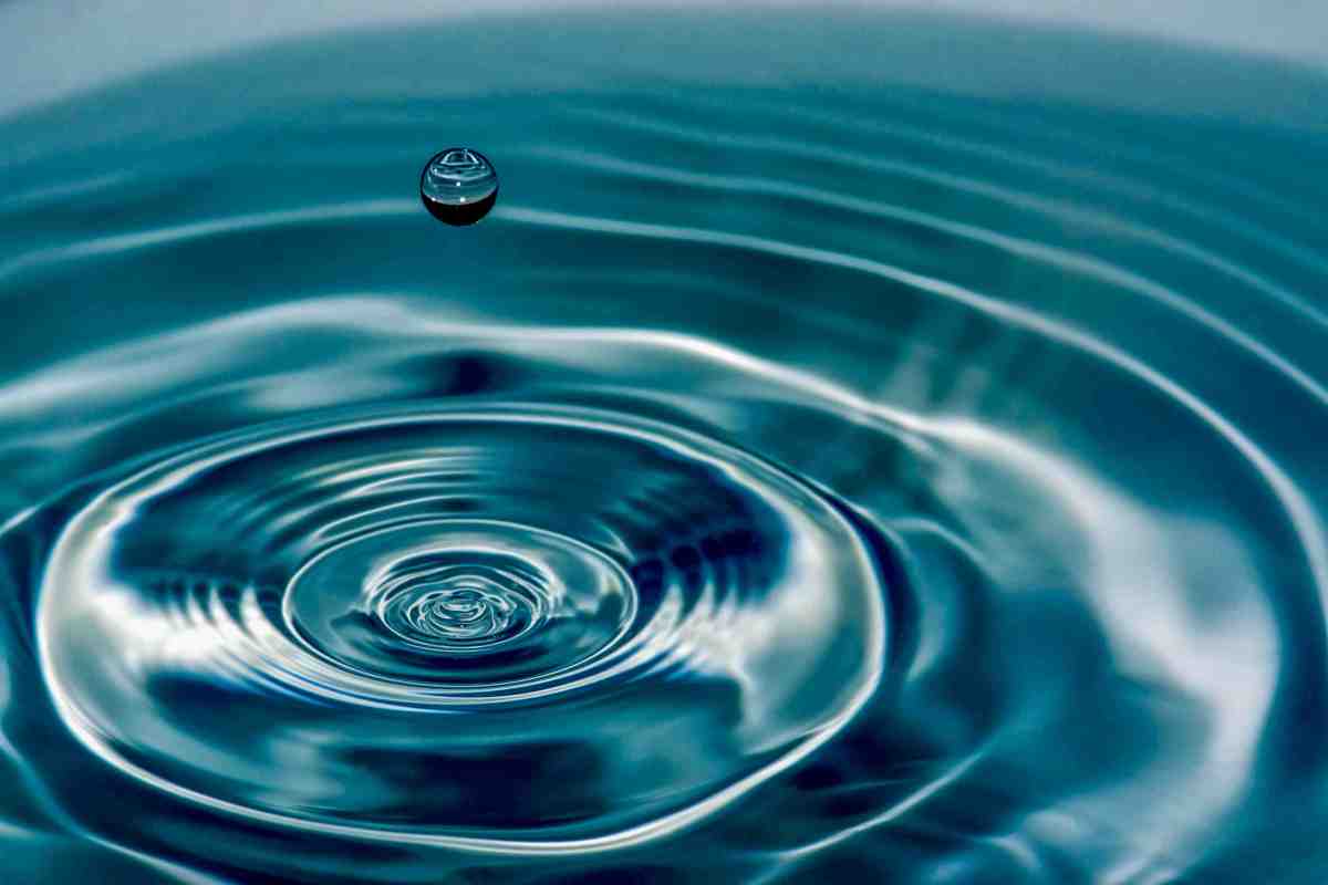 Water droplet — environmental precision